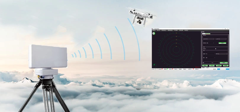 5km Detection Distance Security Camera Counter-Uav-Radar