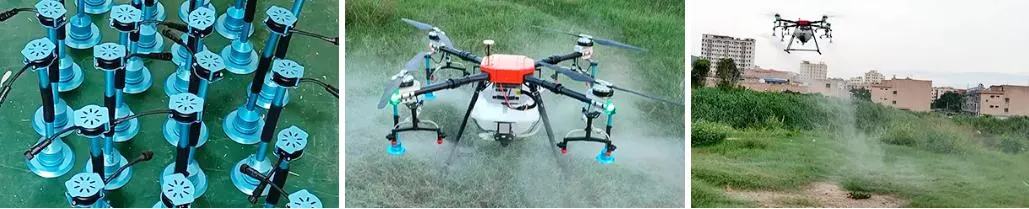 Precision Agriculture Spraying Fields Water Disinfectant Spray Drone PARA La Agricultura
