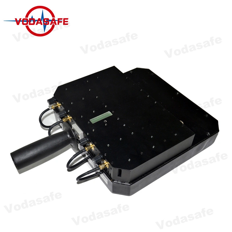 with Panel Antennas Drone Signal Scrambler with WiFi 2.4GHz 5.8GHz GPS L1 L2 L5 Anti Drone System