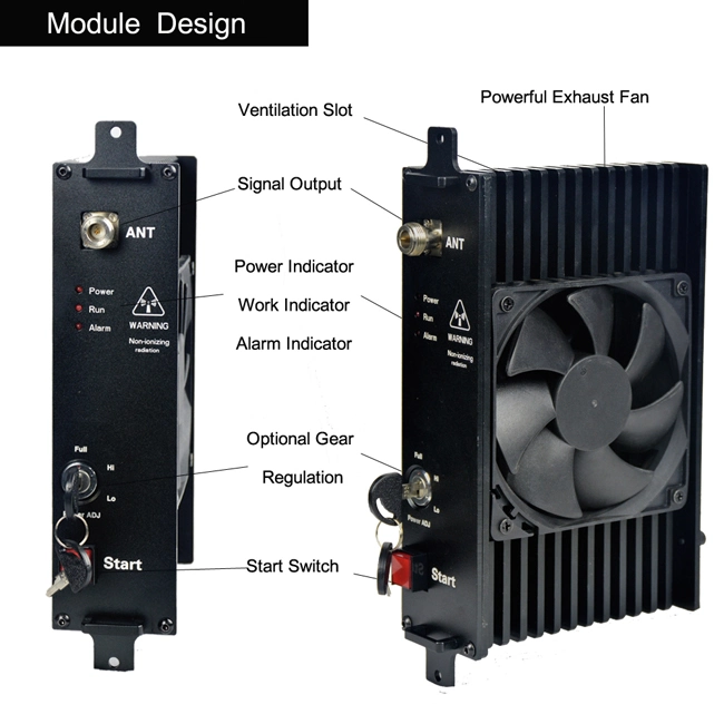 China Powerful Drone Signal Jammer Bomb Jammer Blocker