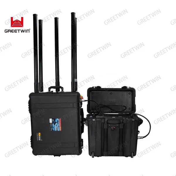 Manpack Defence System Omnidirectional Uav Drone Jammer 6 Bands Jammer