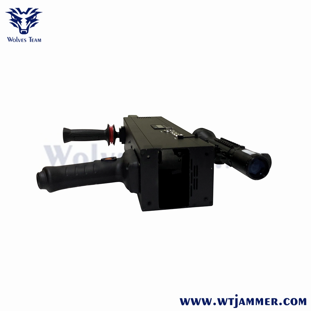 Security Defense Drone Jamming Device Gun Shape IR Laser Telescope IP55 Waterproof