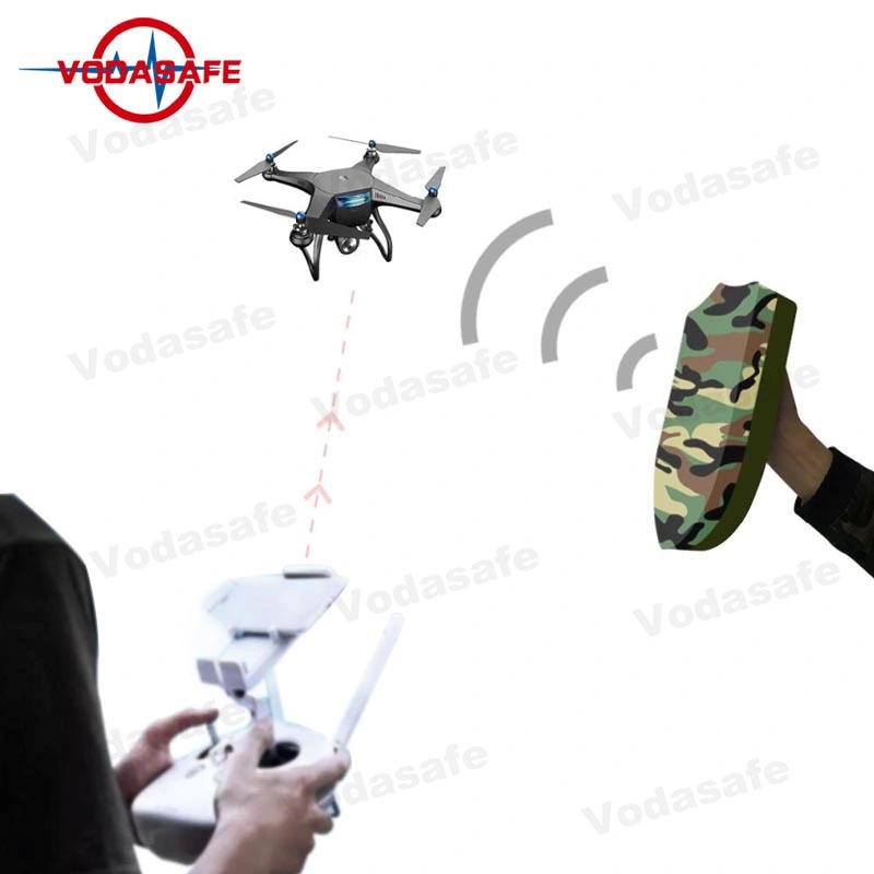 6 Kg Light Weight Anti Drone System Jamming up to 300 M WiFi 2.4GHz 5.8GHz GPS Anti Drone System