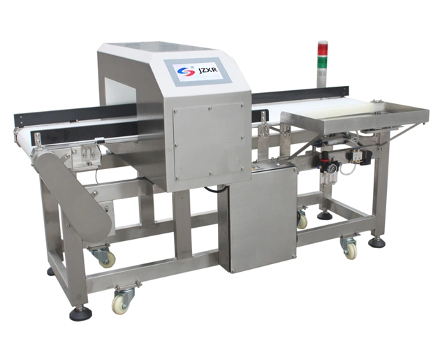 Juzheng Best High Accuracy Touch Screen Conveyor Industrial Metal Detector for Food Processing
