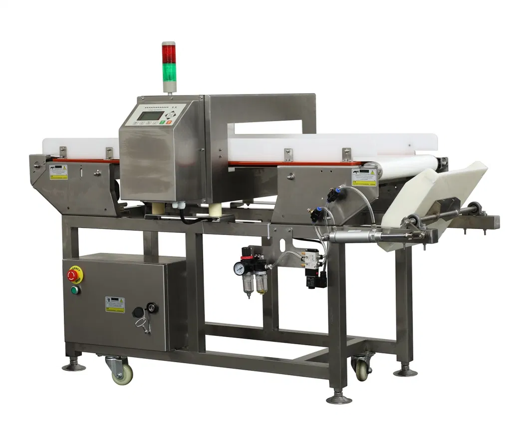 Juzheng Best High Accuracy Touch Screen Conveyor Industrial Metal Detector for Food Processing