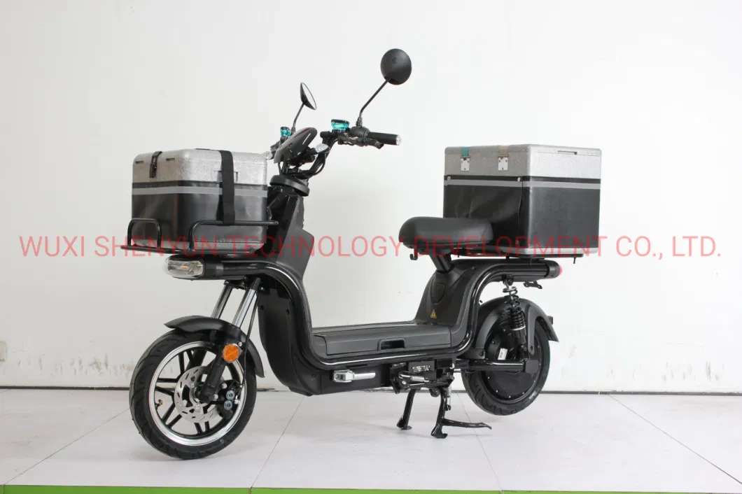 Syev 800W New Take Away Electric Mope Ebike with Delivery Box for Fast Fod Electric Bicycle Electric Motorcycle