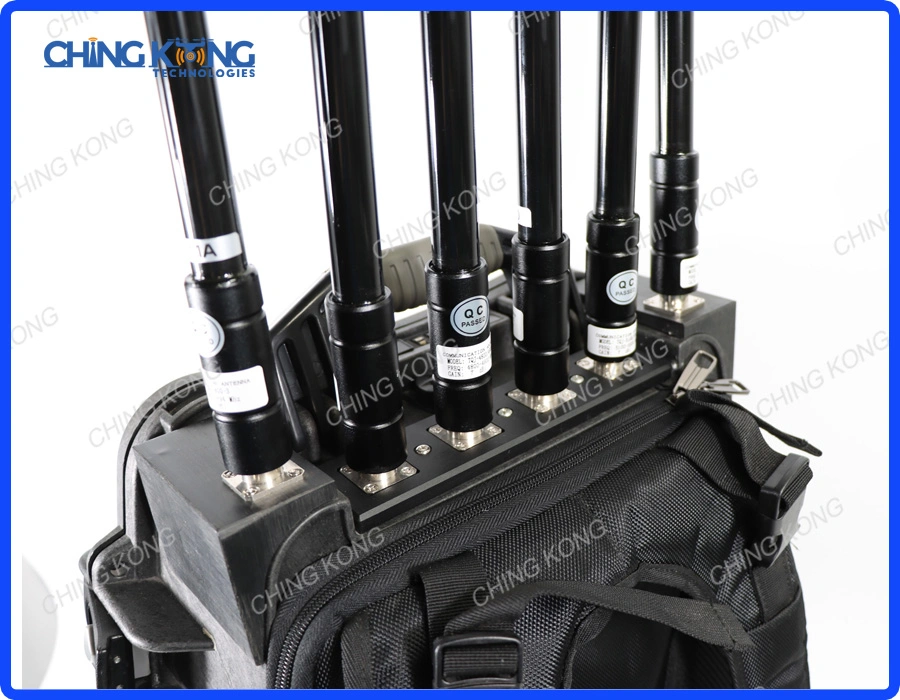 High Power Anti-Drone 2.4G GPS 5.8g 433 Drone Jammer