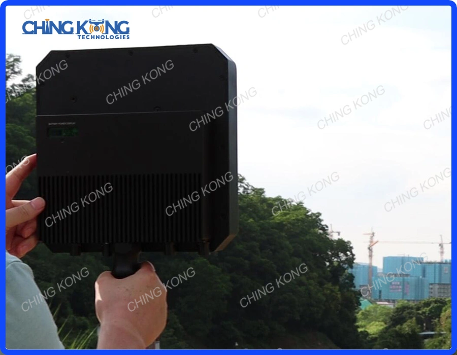 1000m 4-Band 40W Portable 800 900MHz 2.4G 5.8g GPS Jamming Device