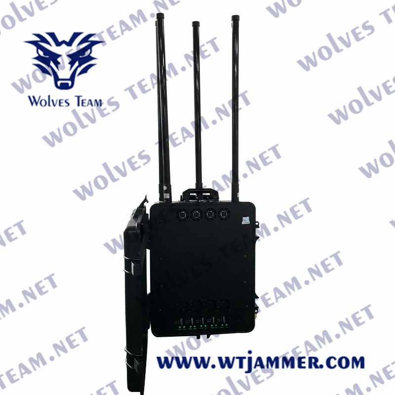 High Power WiFi GPS UHF VHF Lojack Drone Signal Jammer