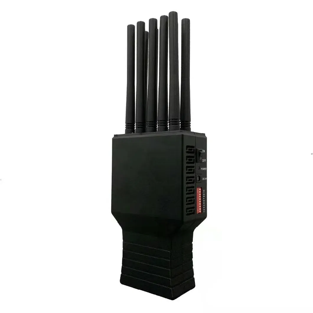 Portable Signal Jammer Full Bands, Wireless Vehicle Jammer, Anti Drone Jammer, Wireless Explosive Disposal Frequency Jammer