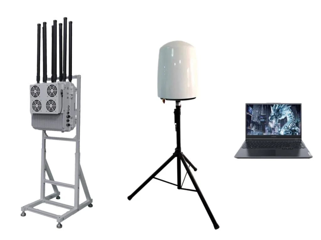 1500meters Omni-Directional Jamming and 5000meters Detection Drone Detection and Jamming System