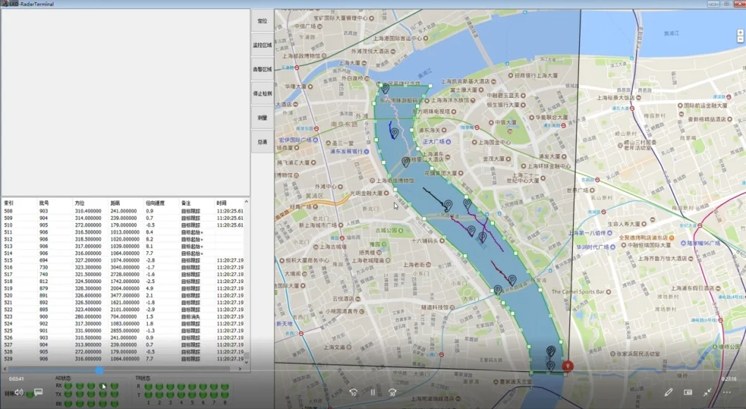 Coastline Surveillance Radar to Detect Movement at The Ground Level of Targets