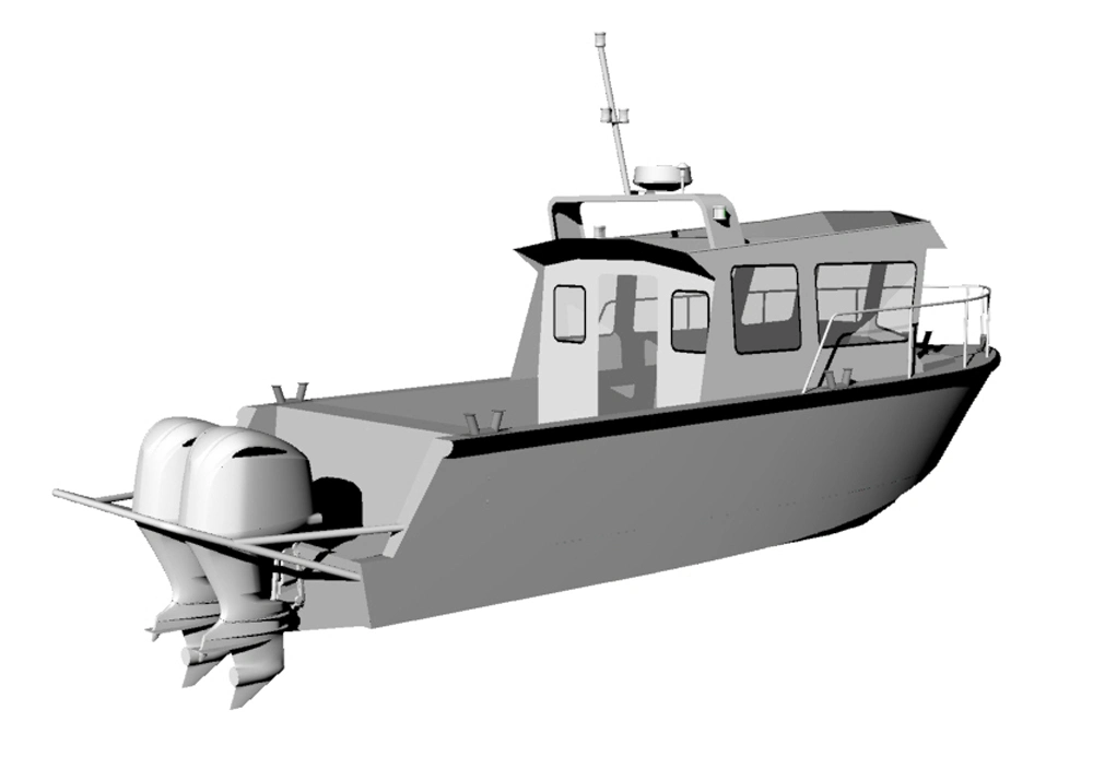 Aqualand 39feet 12m 12persons Alumnium Rescue Patrol/Aluminum Speed Motor Boat (PT1200)