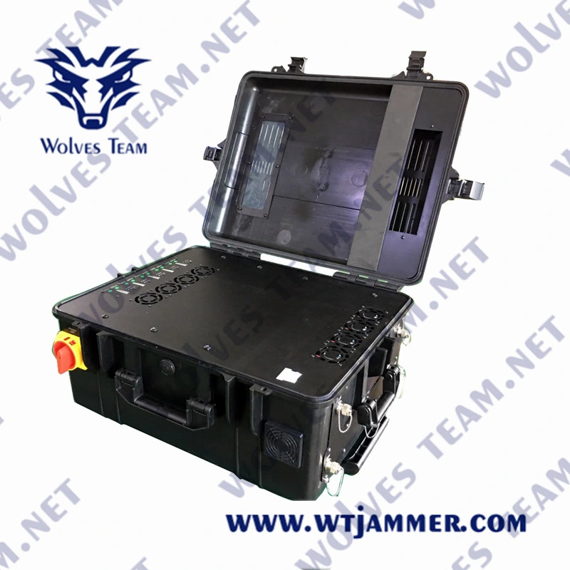 High Power Anti-Uav GPS WiFi Signal Drone Jammer (up to 5000m)