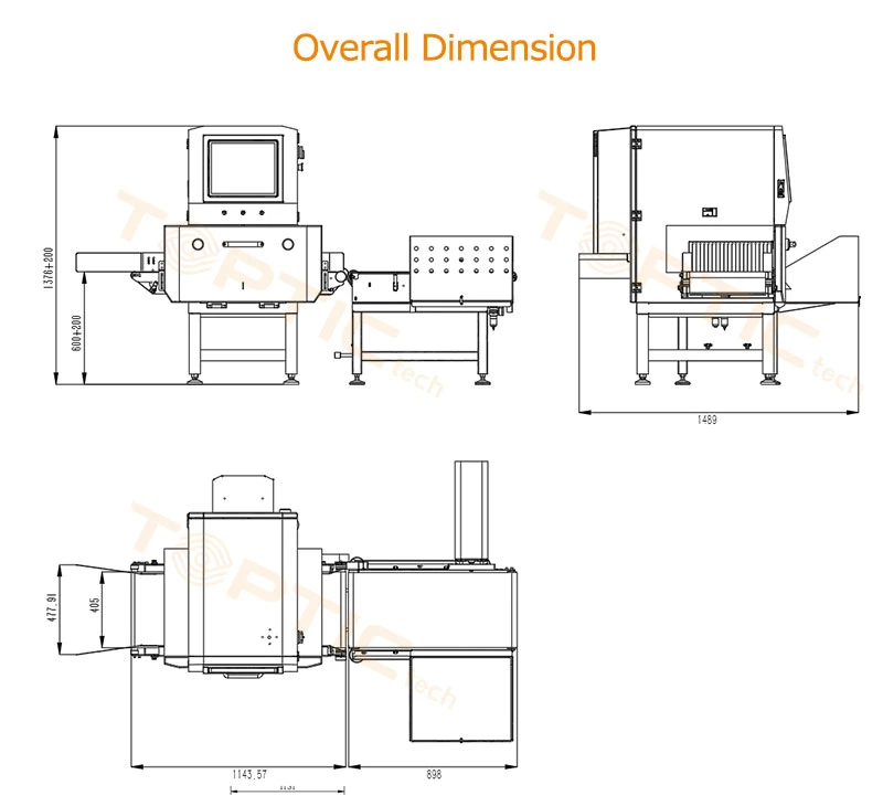 Advanced X-ray Detector for Food Inspection and Canned Food X Ray Inspection