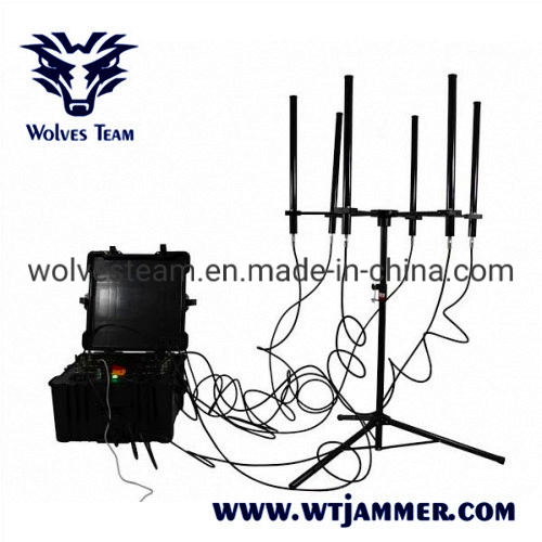 600W High Power 4 to 8 Bands High Power up to 2500m Drone Signal Jammer