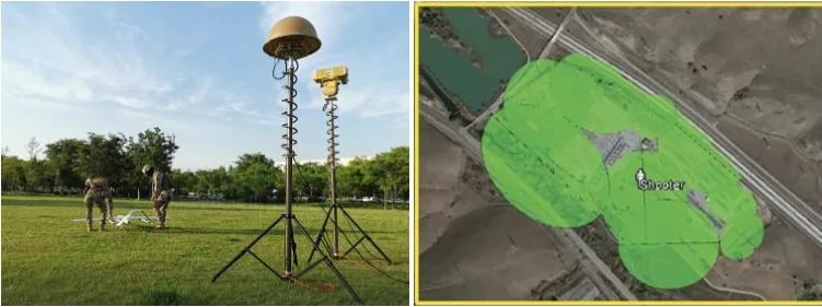 Long Distance Omni-Directional Detection Anti Drone Jammer