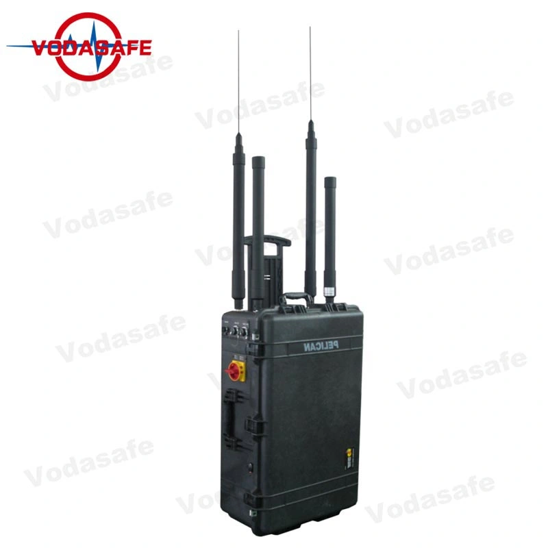 Intelligent Powerful 240W Portable Uav Signal Jammer WiFi 2.4GHz 5.8GHz Gpsl1 Portable Drone Frequency Spectrum Jammer