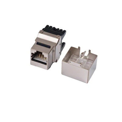 CAT6 Shielded Metal Punch Down Keystone for CAT6 STP Cables