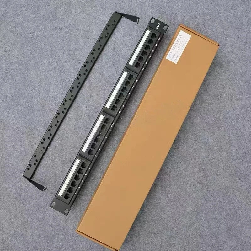 Unshielded Patch Panel CAT6/CAT6A Networking Rackmount RJ45 19inch Blank Patch Panel