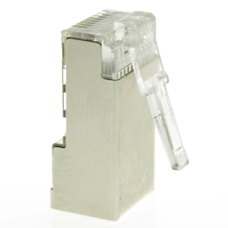 CAT6 RJ45 Standard Modular Plugs Shielded (STP) Network Connectors for 23AWG Twisted Pair Solid or Stranded Cable