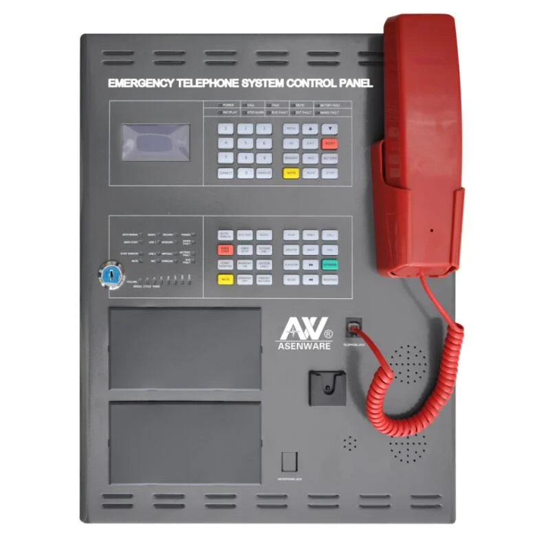 Addressable Fire Telephone Panel with Telphone Jack Handset Extension
