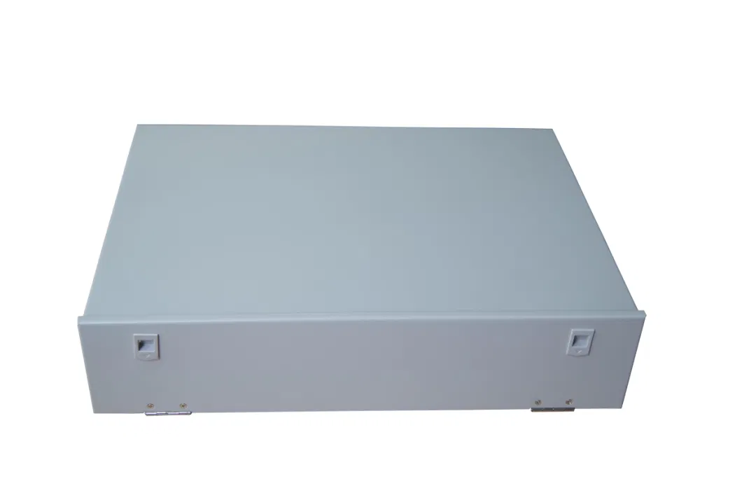 Cold-Roll Steel 48 Core Fiber Optic Patch Panel
