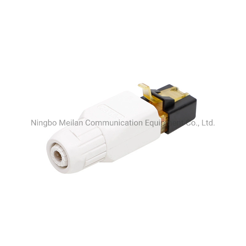 Cat5e CAT6 Unshielded Type Toolless Network Keystone Jack RJ45 Modular Plug Connector