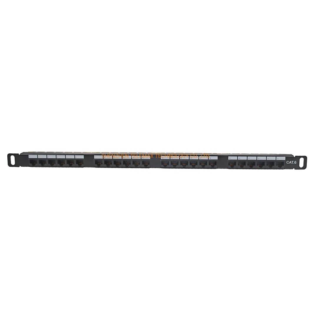 19 Inch 0.5u 24 Ports Cat5e/CAT6/CAT6A UTP (unshiedled) Patch Panel