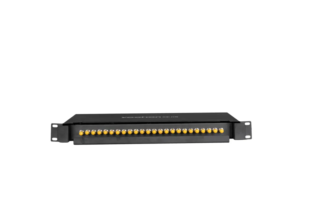 High Quality Fiber Optic Patch Panel 1u Rack St 24 Ports ODF