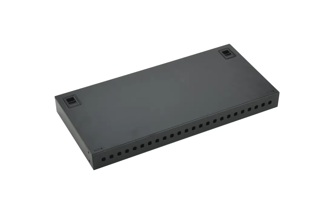 Le-Brand Supply Wall Mounted 24 Port Sc/LC 1 U Fiber Optical Patch Panel Distribution Frame ODF