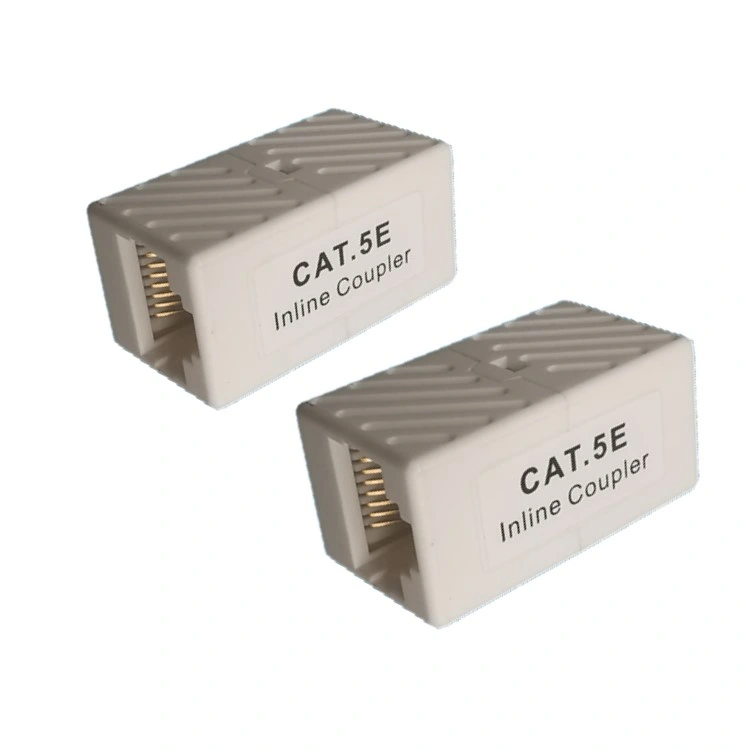 Cat5e/CAT6/CAT6A UTP RJ45-RJ45 8p8c Inline Coupler Keystone Jack RJ45 Connector Network Inline Coupler Modeule Jack