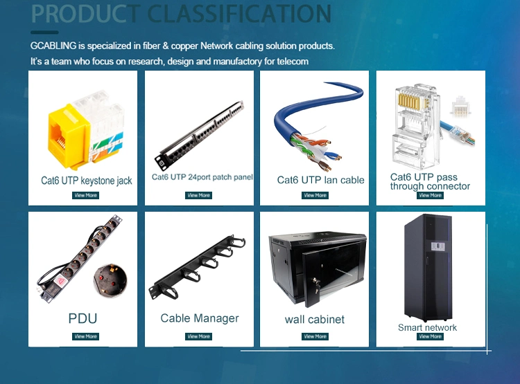 Gcabling 19 Inch Vertical Version 0.5u UTP Patch Panel