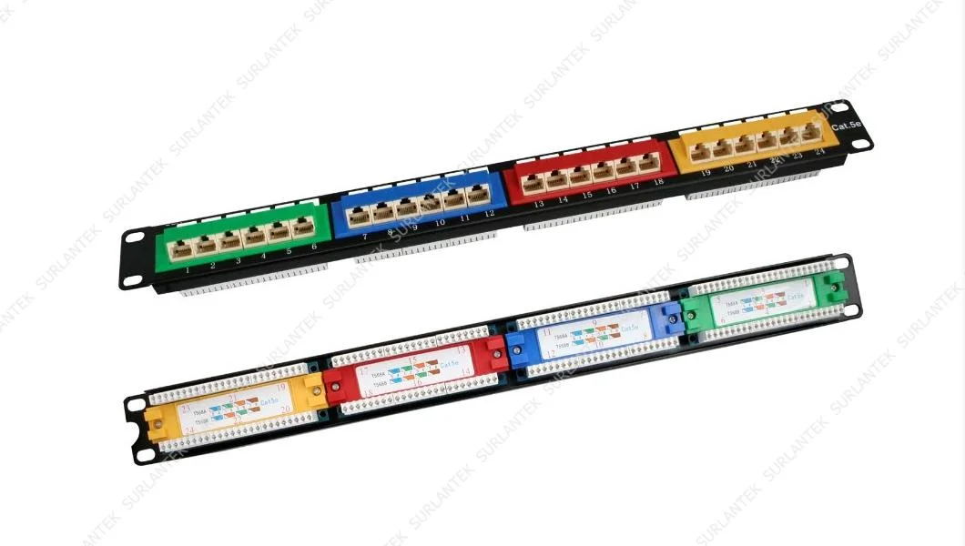 1u&prime; 24 Port, 48 Port RJ45 UTP Cat5e Patch Panels 19&quot;