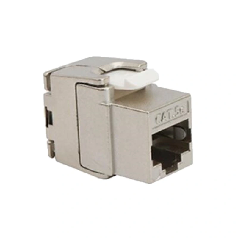 Cat5e Keystone Jack Shield RJ45 FTP Network Keystone Jack Ethernet Connector Jack 8p8c 180&deg; SFTP Keytone Jack Tooless