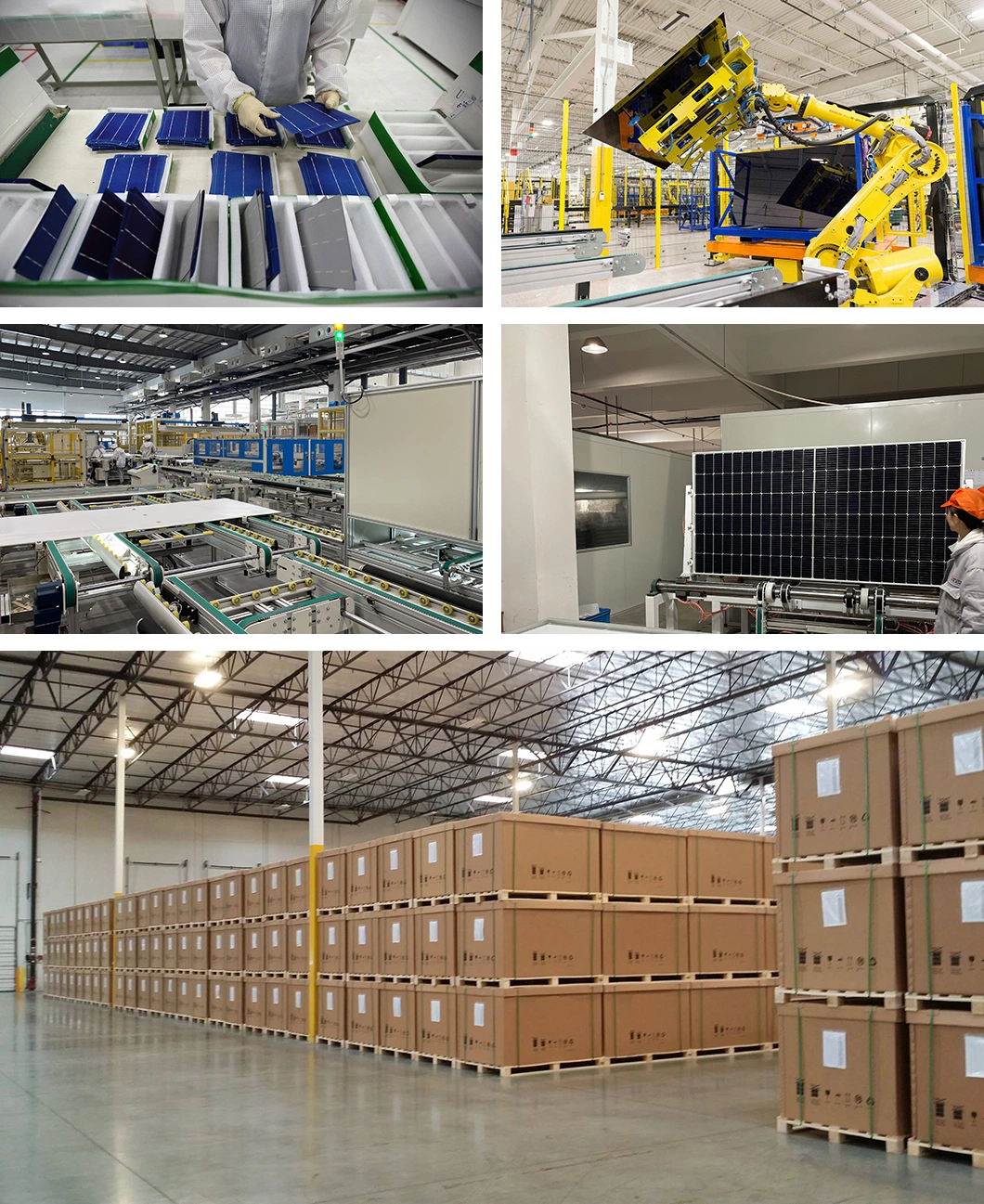High Quality Big Size Panel China Monocrystalline Panels Power Cables Shingled Mono Solar Panels