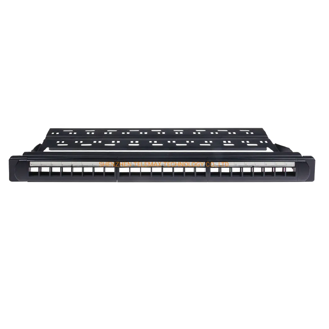 19 Inch 1u 24 Ports UTP Cat5e/CAT6 Patch Panel (total closed type)