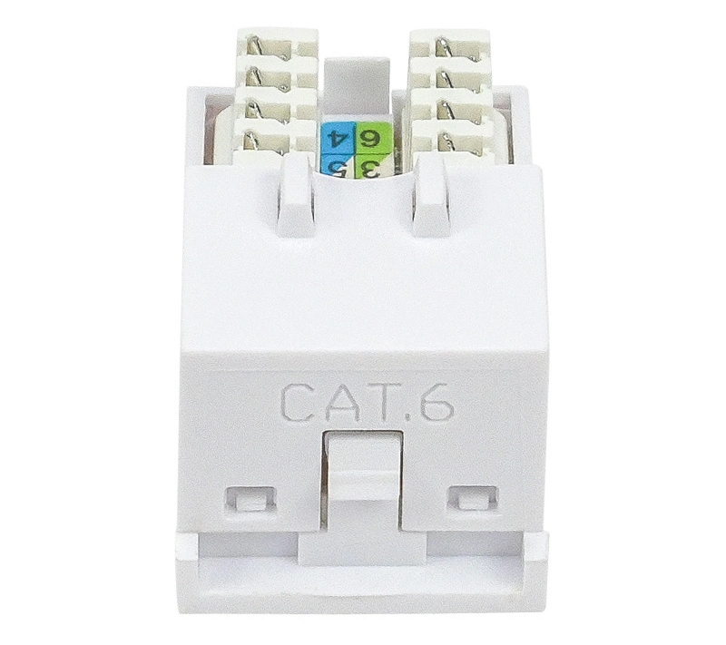 Network RJ45 CAT6 Keystone Jack Unshielded (UTP) Modular Female Connector RJ45 Cat5e