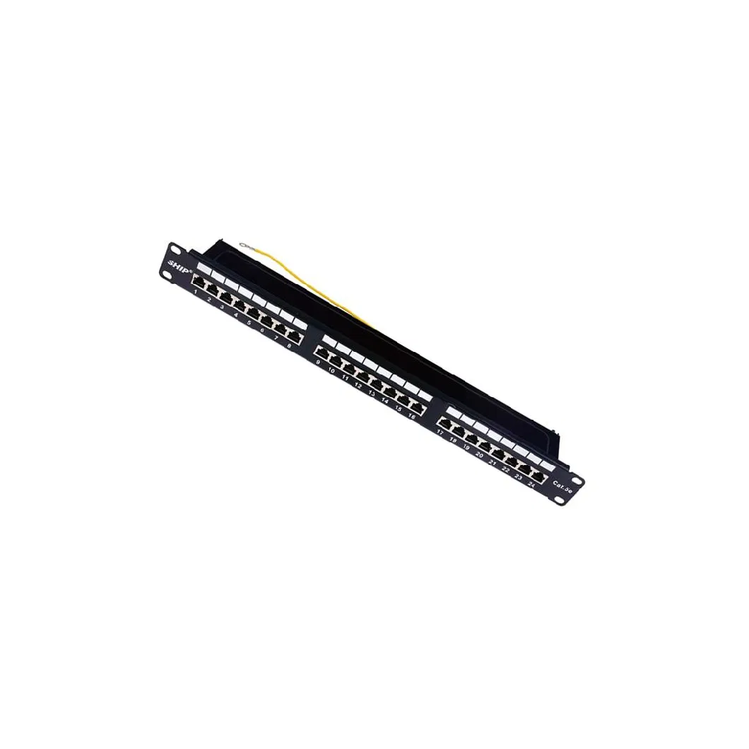 Patch Panel 1u 19inch Cat 5e UTP Shielded 24 Ports P198-24