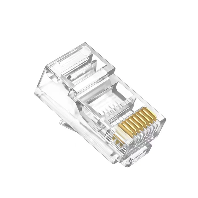 8p8c Ethernet Module Shielded Cat. 7 Network Plug Crimp Connector STP/FTP Cat5e/CAT6/Cat7 RJ45 Connector