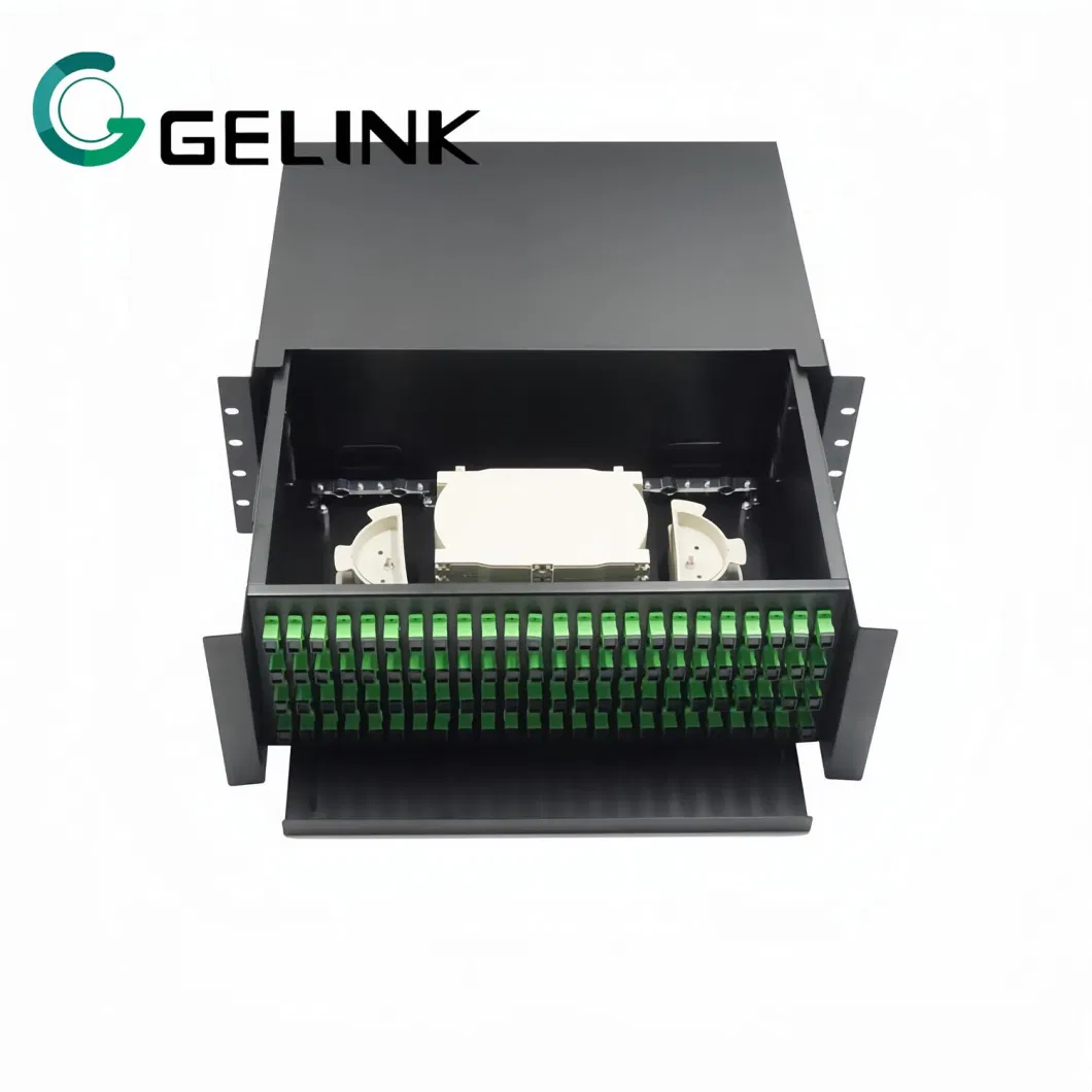 19 Inch 4u 96ports Rack with Sc Connector Fiber Optic Patch Panel