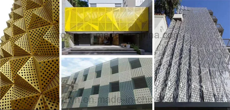 Cheap Price Perforated Punch Hole Aluminum Exterior Wall Panels