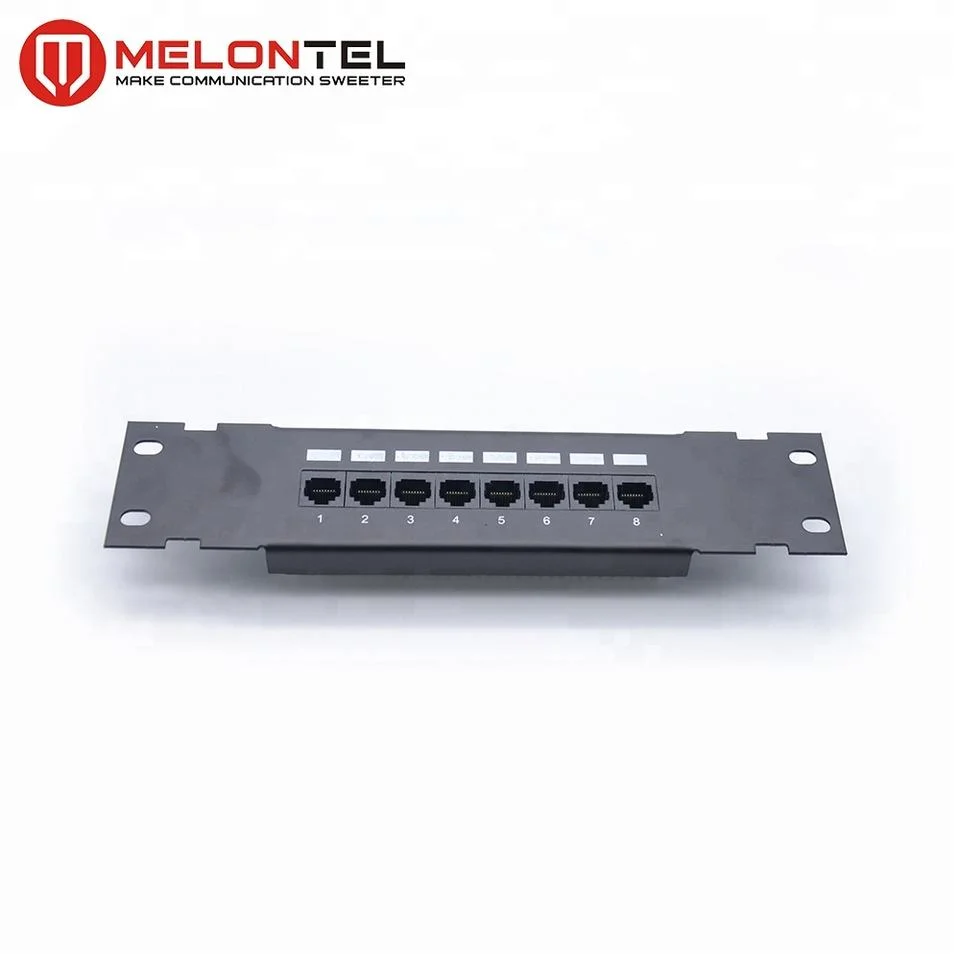 Wall Mount 8 Port CAT6 Optic Patch Panel