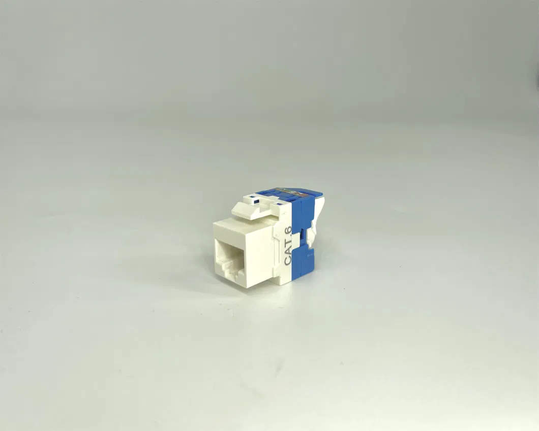 Network Module Toolless UTP Keystone Jack Type Knob CAT6A RJ45 Connect