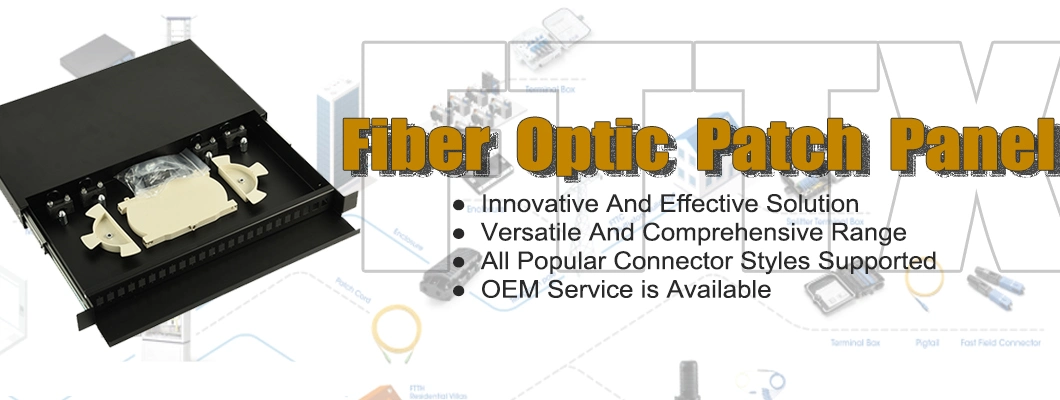 12 Port Sliding Fiber Optic Patch Panel