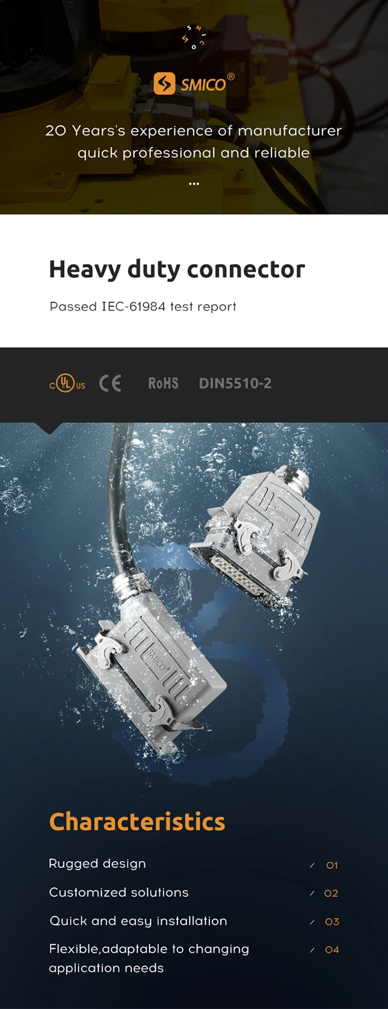 RJ45 Connector Module Han-Modular Female Module