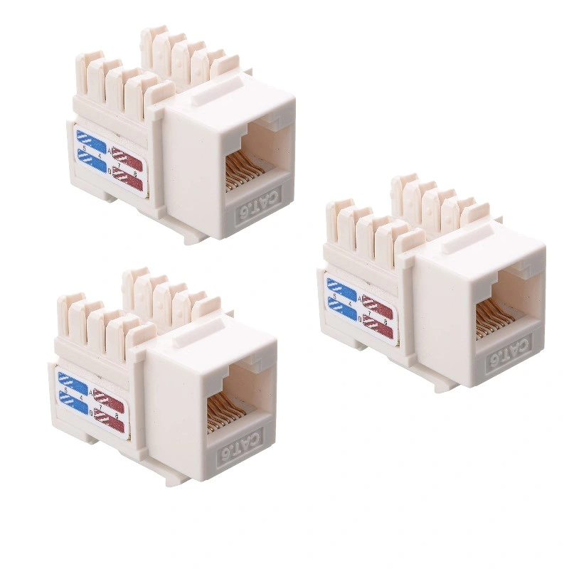 CAT6 Keystone Jack UTP Network Module Jack CAT6 Ethernet Connector RJ45 8p8c Keystone Jack