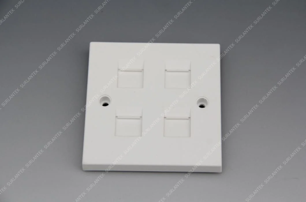 ABS Plastic Network Face Plate for Cat5e CAT6 Keystone Jack