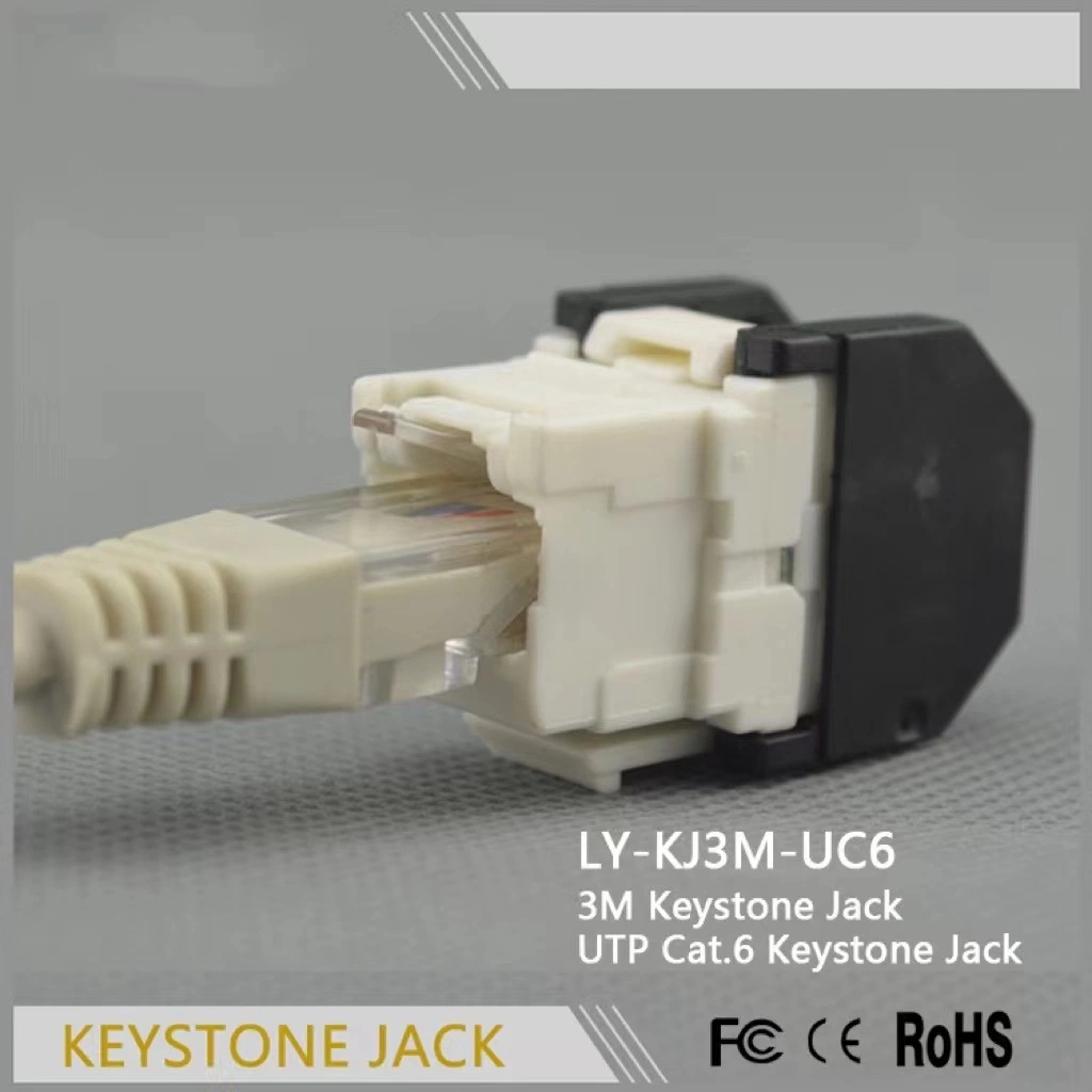 OEM UTP Cat5e Cat6 RJ45 8P8C 3M Modular jack 3M Keystone jack