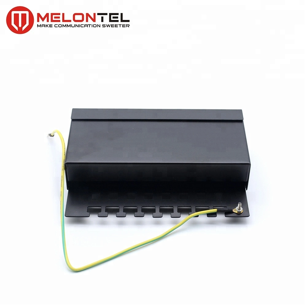 Wholesale Wall Mount 1u 8 12 Port Cat. 5e Cat. 6 STP Patch Panel with Shielded